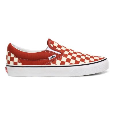 Vans Checkerboard Classic Slip-On - Erkek Slip-On Ayakkabı (Beyaz)